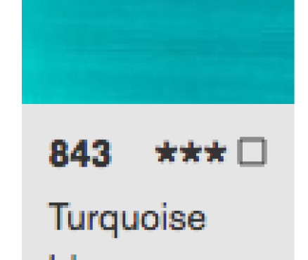 843 Turquoise blue  (μπλε Τουρκουάζ) - 250ml
